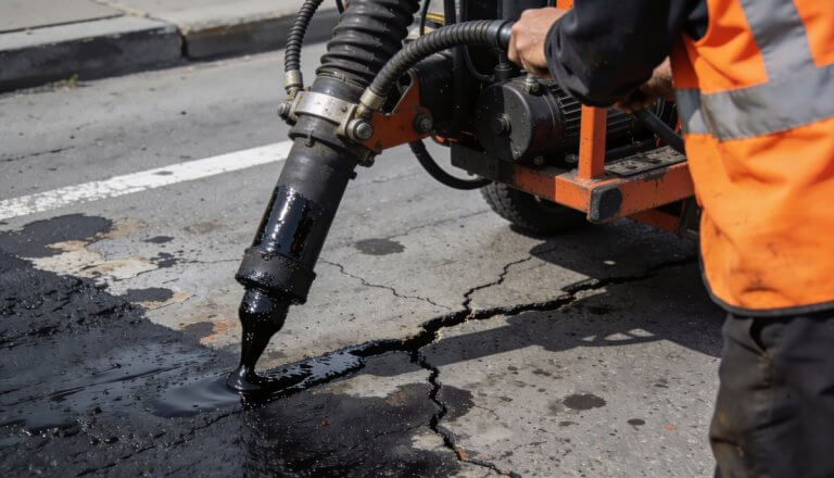 Asphalt Crack Sealing